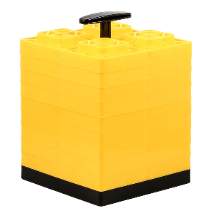 Camco 44512 FasTen Leveling Blocks w/T-Handle - 2x2 - Yellow *10-Pack