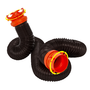 Camco 39764 RhinoFLEX 10' Sewer Hose Extension w/Swivel Bayonet & Lug