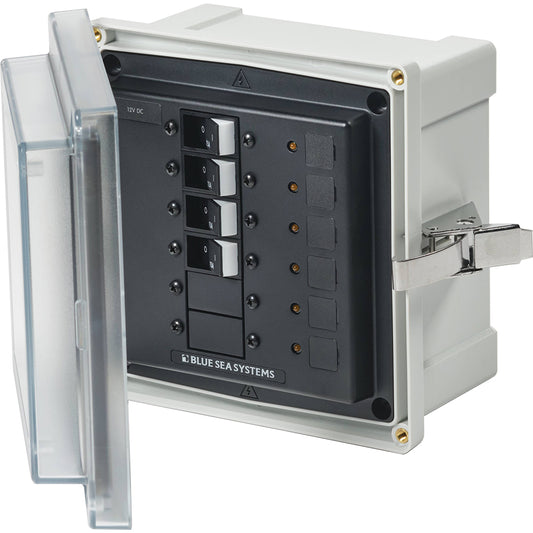 Blue Sea 3134 SMS Panel Enclosure w/4 Branch (12/24V) - 12/24V DC 94740
