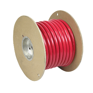 Pacer WUL4RD-25 Red 4 AWG Battery Cable - 25'