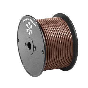 Pacer WUL16BR-100 Brown 16 AWG Primary Wire - 100'