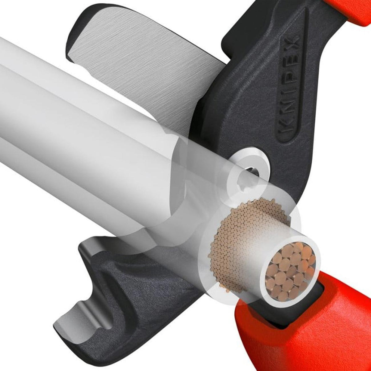 Knipex StepCut XL Cable Shears (9") 9512225SBA