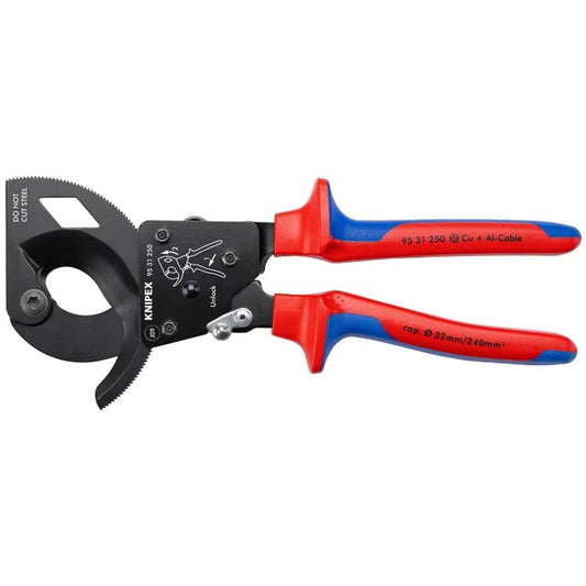 Knipex 9351250SBA Ratcheting Cable Cutters