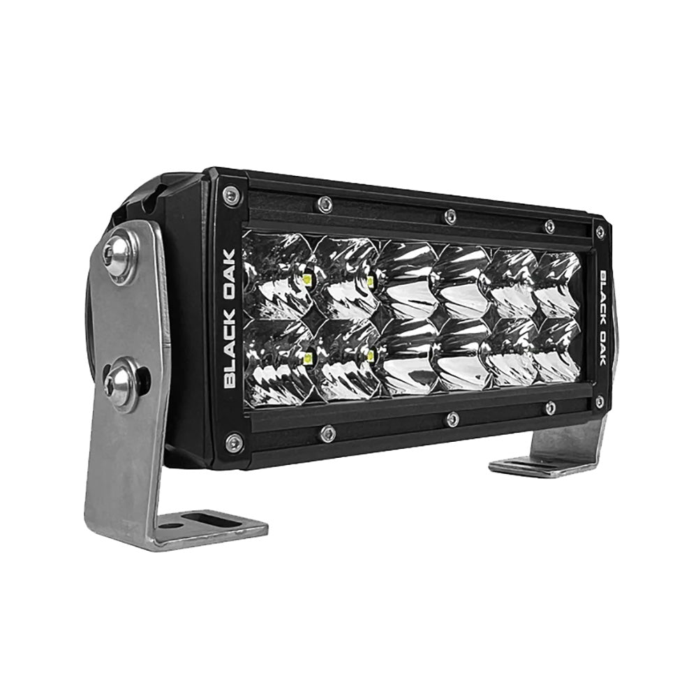 Black Oak Pro Series 3.0 Double Row 6" LED Light Bar, Combo Optics, Black