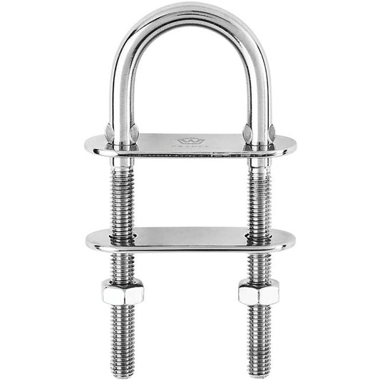 Wichard U-Bolt Pad Eye 8mm Diameter, 5/16",  80mm Length, 3-5/32"