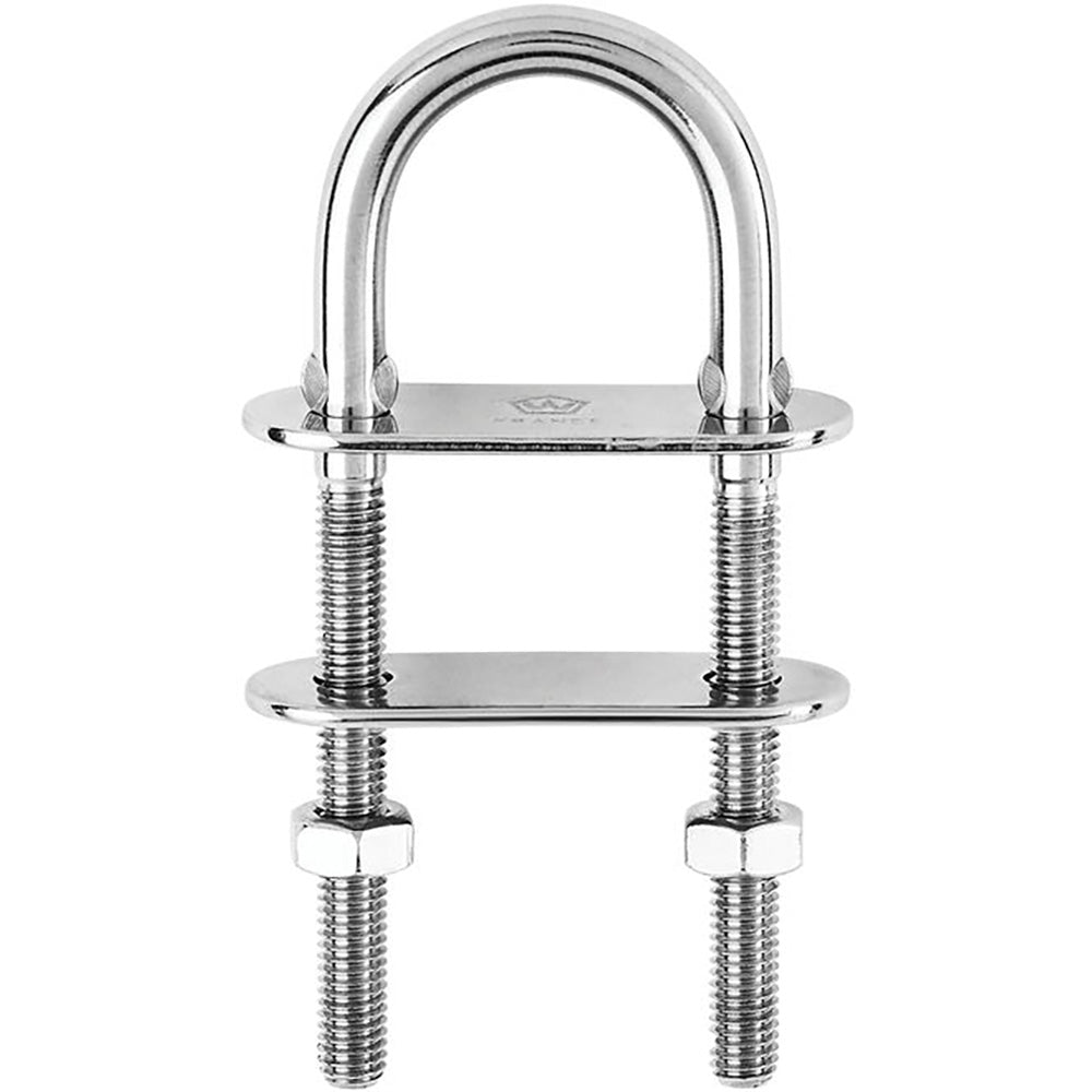 Wichard U-Bolt Pad Eye 12mm Diameter, 15/32", 110mm Length, 4-21/64"