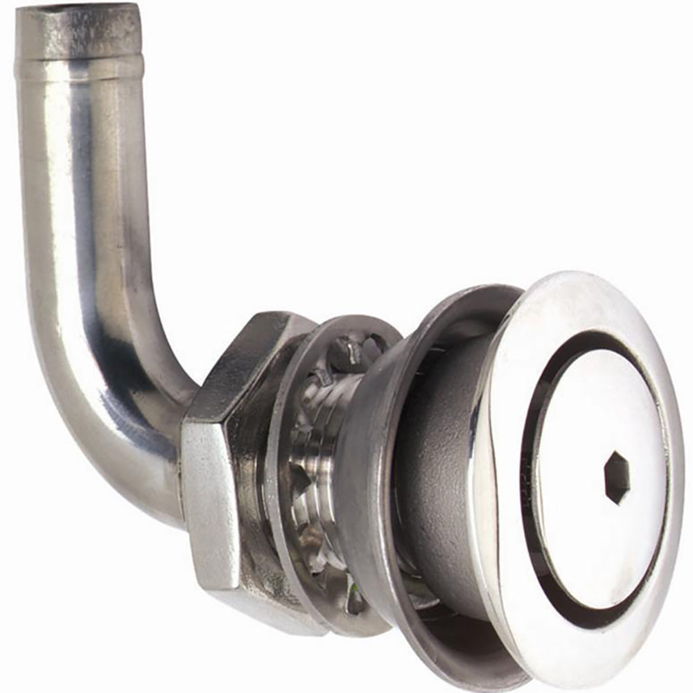 Attwood 316 Stainless Alloy Flush Mount Fuel Vent - 90deg Vent 98061