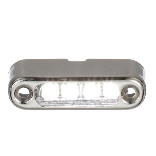 Attwood White LED Micro Light w/Stainless Steel Bezel & Vertical Mount 98179