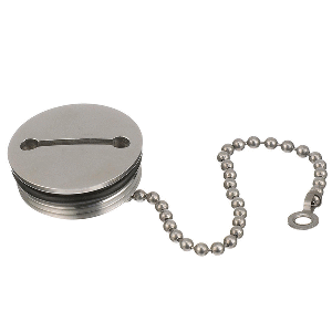 Attwood 66074-3 Deck Fill Replacement Cap & Chain