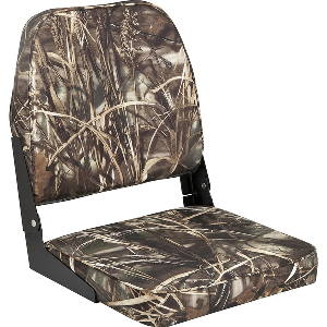 Attwood 98395CAMO Swivl-Eze Low Back Padded Flip Seat - Camo