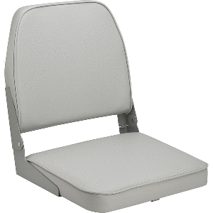 Attwood 98395GY Swivl-Eze Low Back Padded Flip Seat - Grey