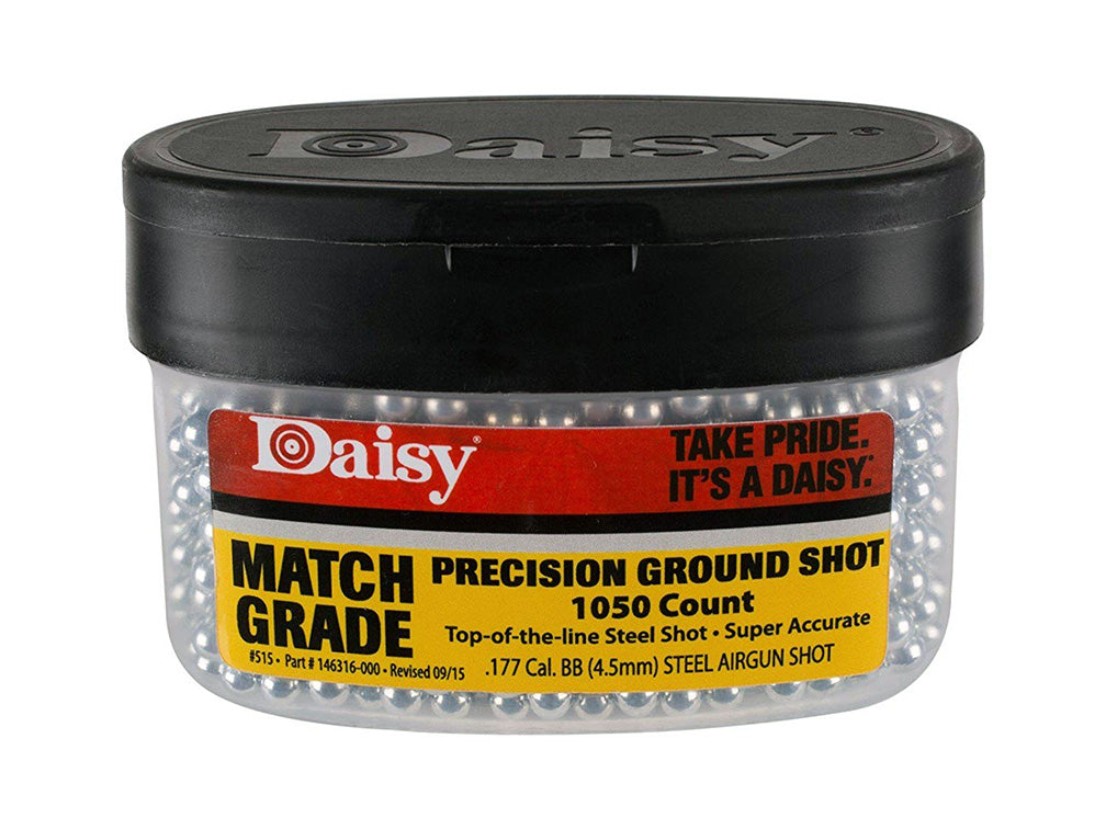 Daisy .177 Match Grade Ground Steel BBs - 5.1 Grain (1050 count) 990515212