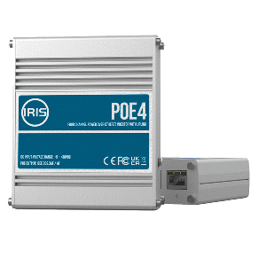 Iris POE4V2 Four Channel Uplink Power Over Ethernet Switch