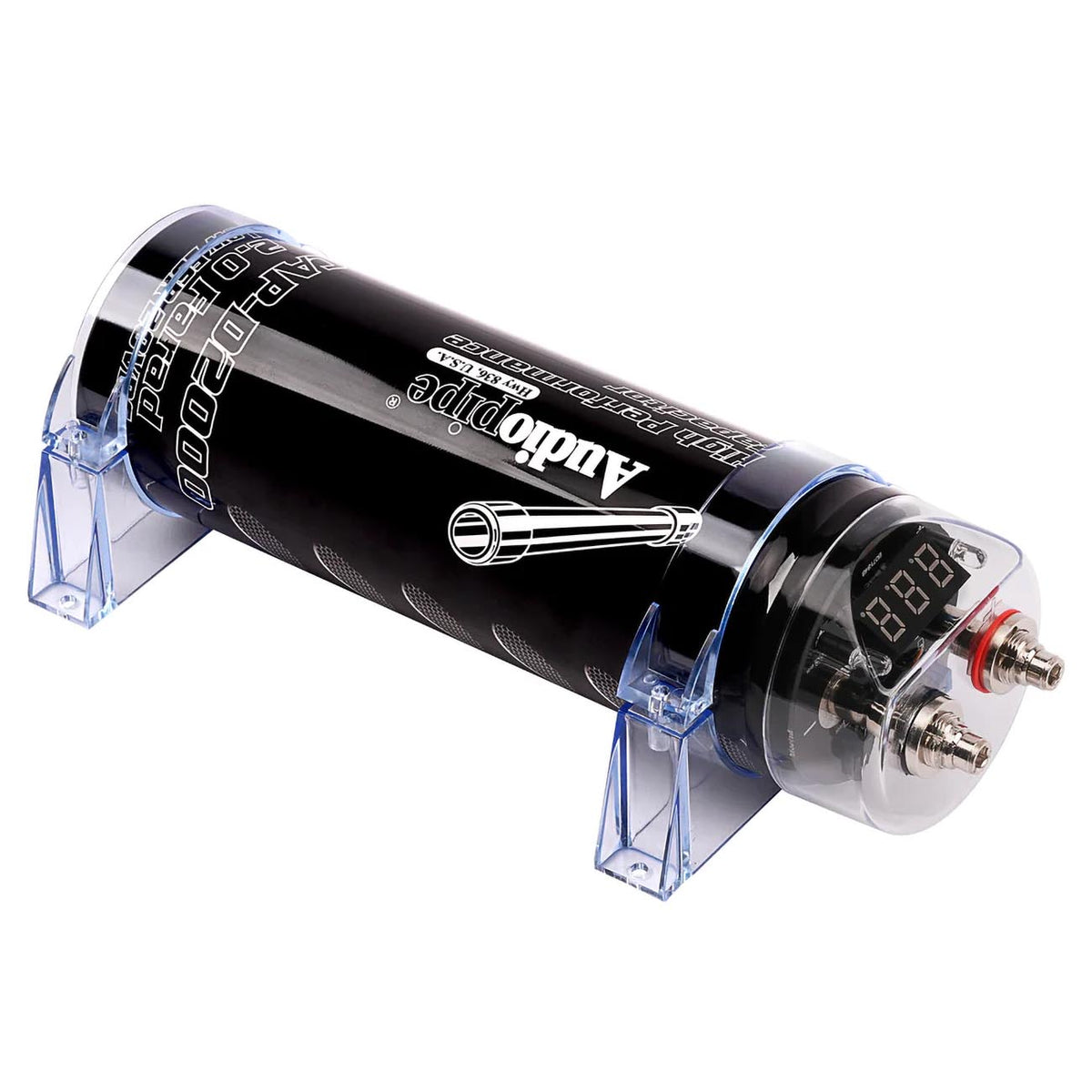 Audiopipe 2.0 Farad Power Capacitor ACAPD2000