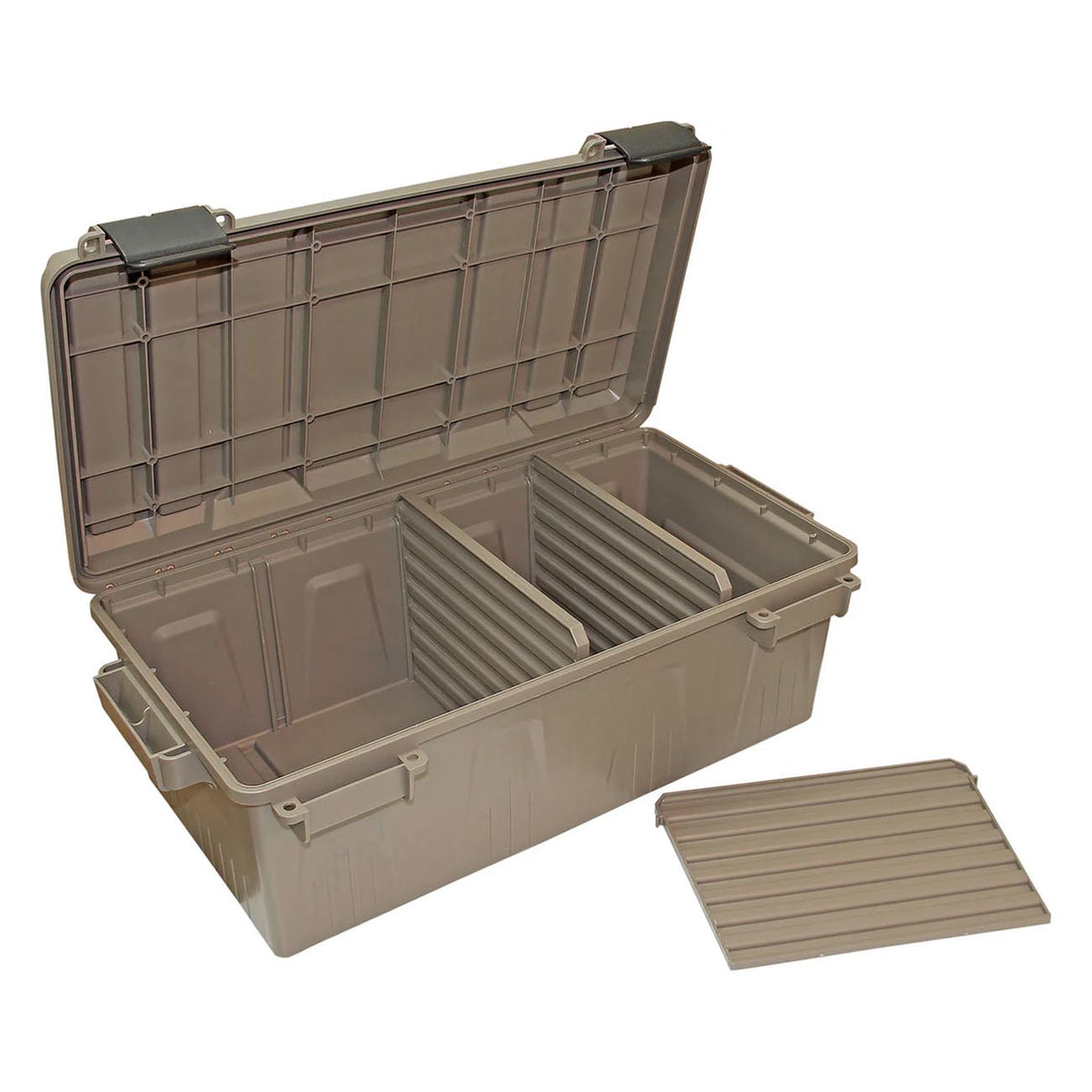 MTM Ammo Crate Divided Utility Box - Dark Earth ACDC30
