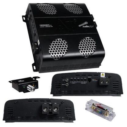 Audiopipe APHF3000DH1 Full Range Class D Monoblock Amplifier, 3000 Watts