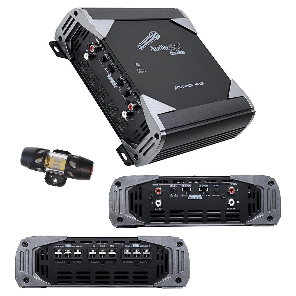 Audiopipe Full Range 4 Channel Amplifier 2500W MAX APHT10004DH2