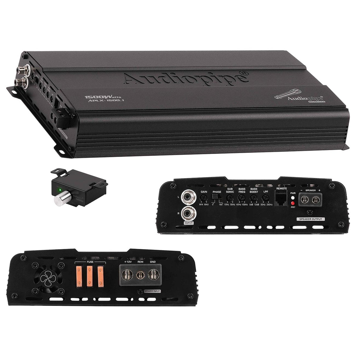 Audiopipe Mini Monoblock Amplifier 1500W MAX APLX15001