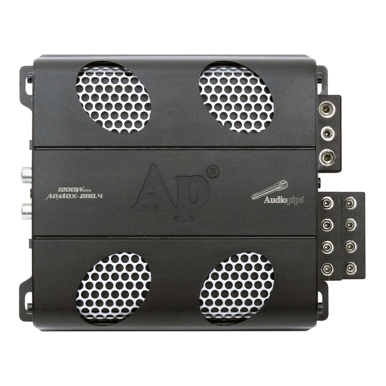 Audiopipe 4 Channel Compact Amplifier, 1200 Watts APMOX2804 – Deff Audio