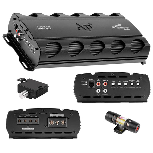 Audiopipe Mini Monoblock Amplifier 1500W MAX APMQ15001