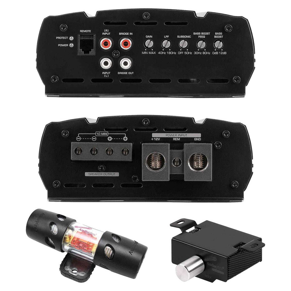 Audiopipe Mini Monoblock Amplifier 2000W MAX APMQ20001