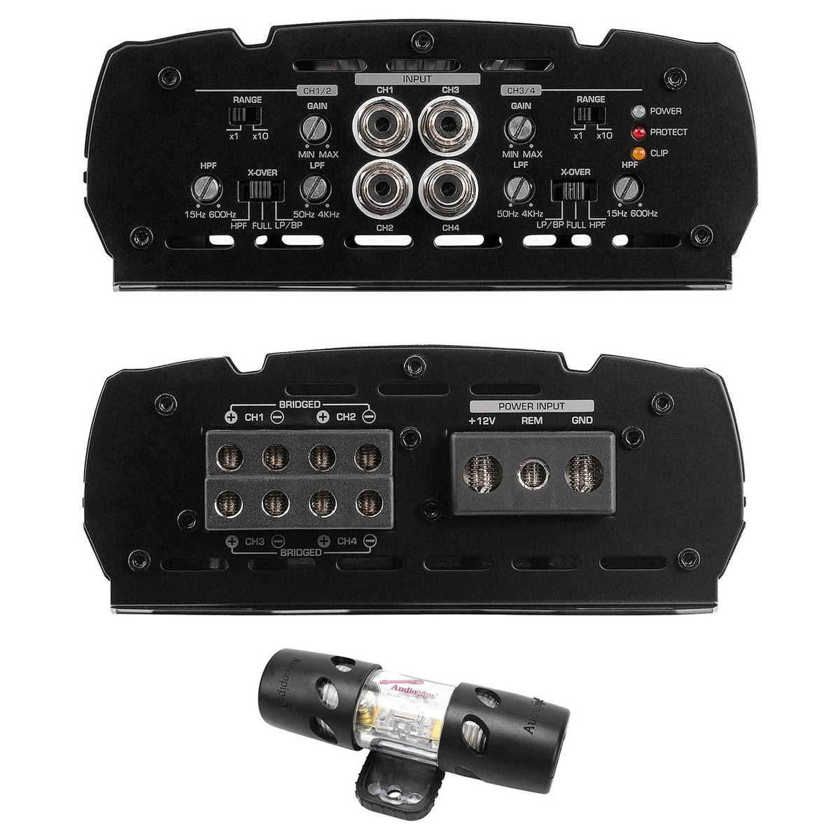 Audiopipe Mini 4 Channel Amplifier 1600W MAX APMQ2004