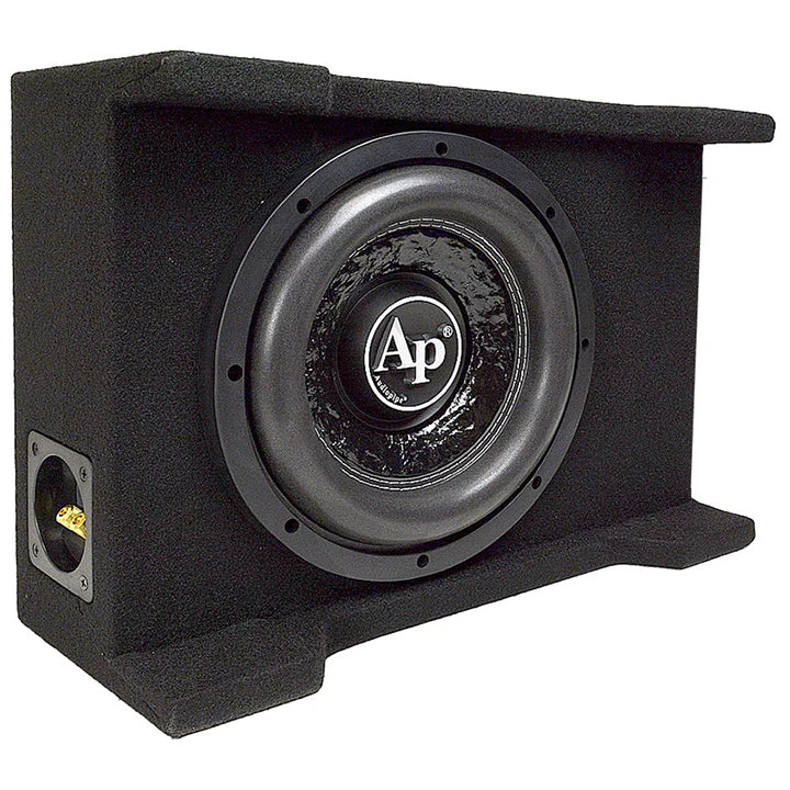 Audiopipe APSBSP10BDF 10" Loaded Sealed Enclosure 600 Watts Shallow Mount 4 ohm