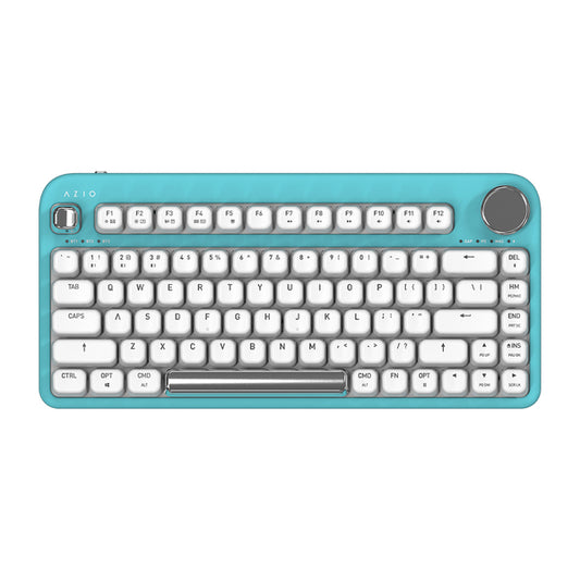 Azio IK409 IZO Bluetooth Mechanical Keyboard, Red Switches (Mint Daisy)