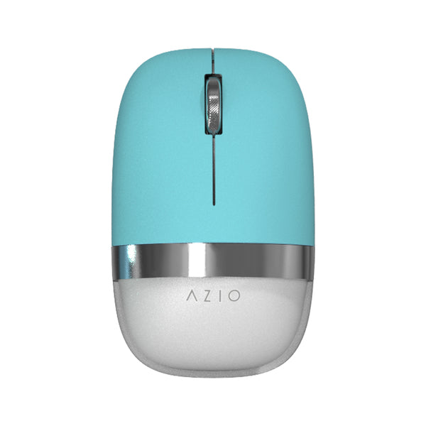 Azio IM409 IZO Ergonomic Optical Mouse Bluetooth and 2.4G RF (Mint Daisy)
