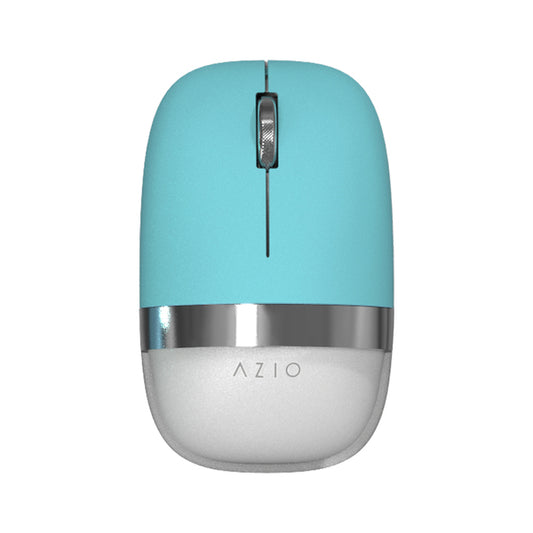 Azio IM409 IZO Ergonomic Optical Mouse Bluetooth and 2.4G RF (Mint Daisy)