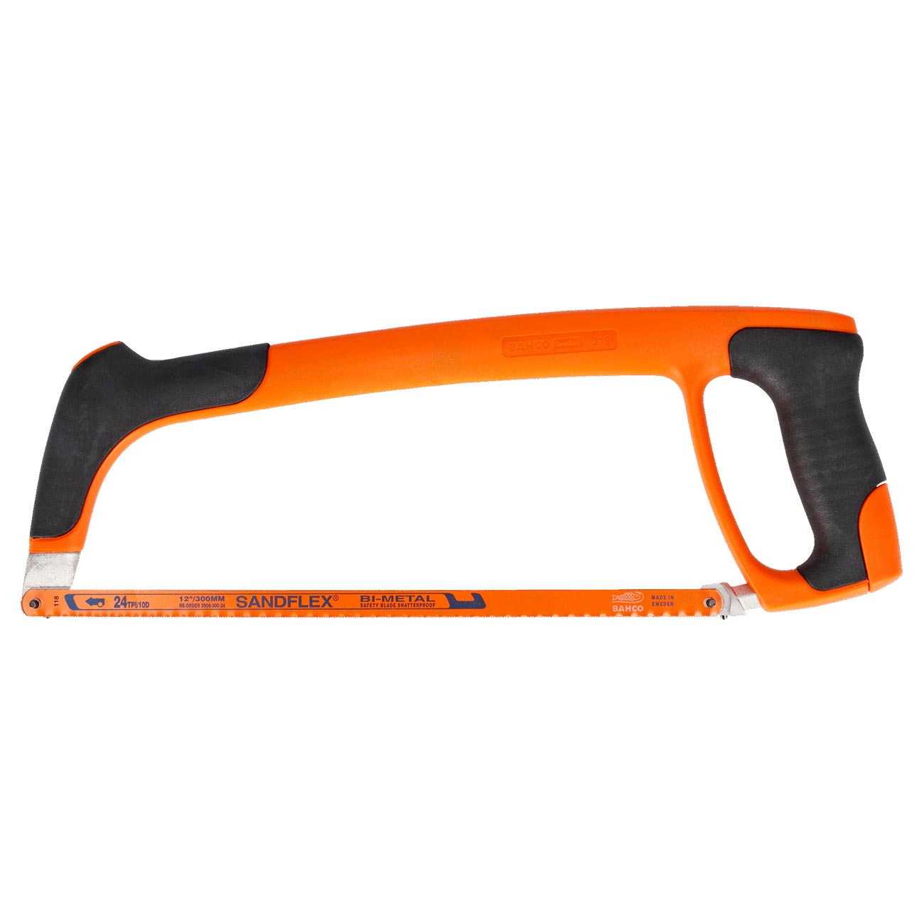 Bahco 12" (300mm) Professional Hand Hacksaw Frames with Soft Grip Handle