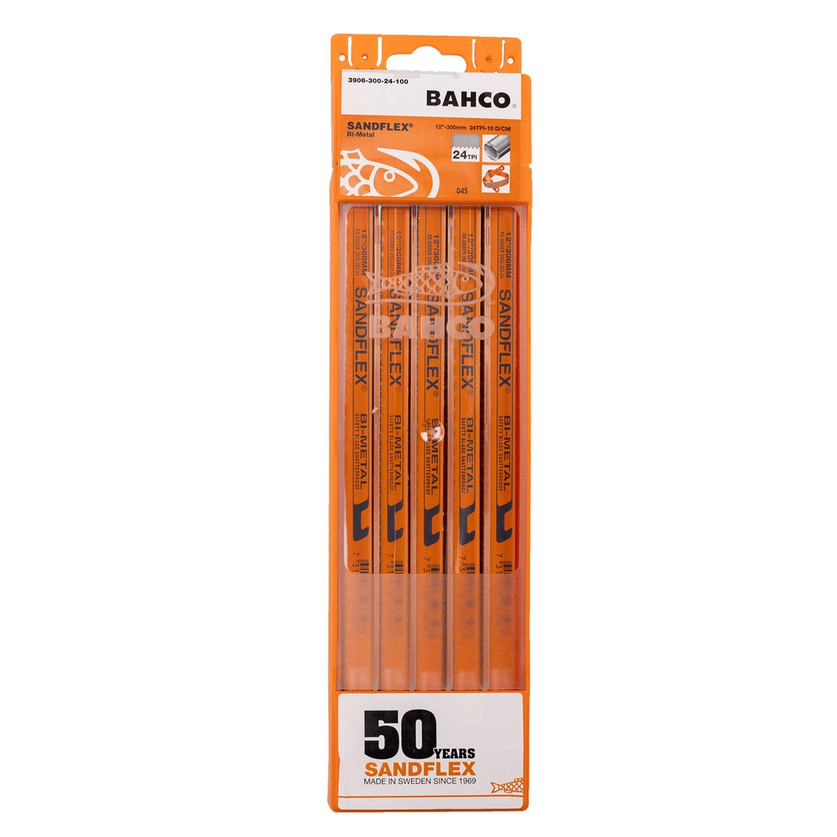 Bahco 12" Sandflex® Bi-Metal Hand Hacksaw 24TPI Blade (5-Pack) – Deff Audio