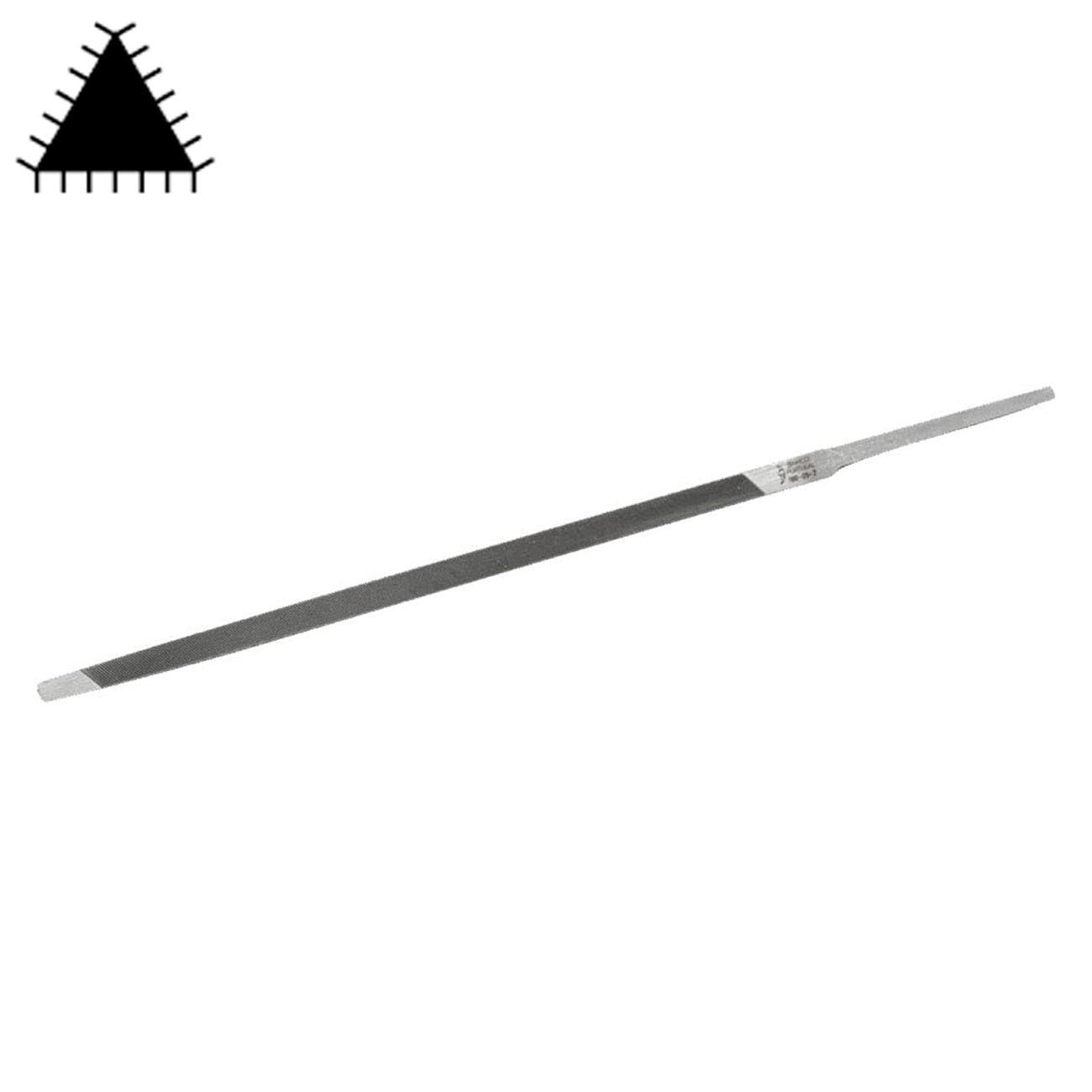 Bahco 6" Double Extra Slim Taper Saw Files Second Cut Unhandled (10-Pack)