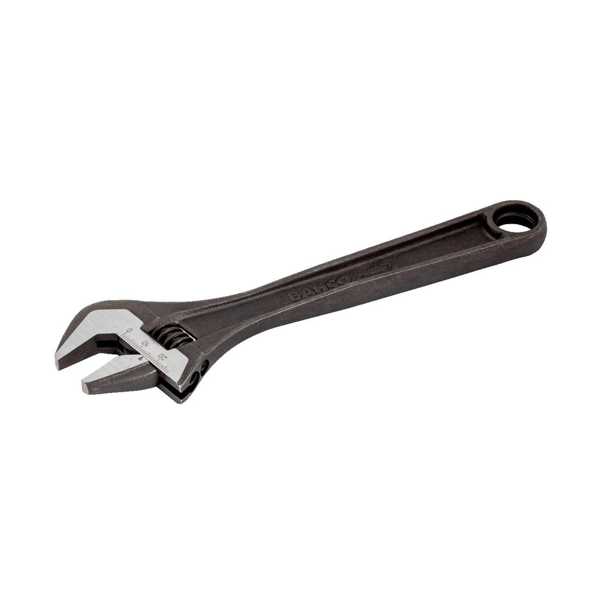 Bahco 10″ Slim Head Adjustable Wrench with Black Phosphate Finish BAH8072RUS