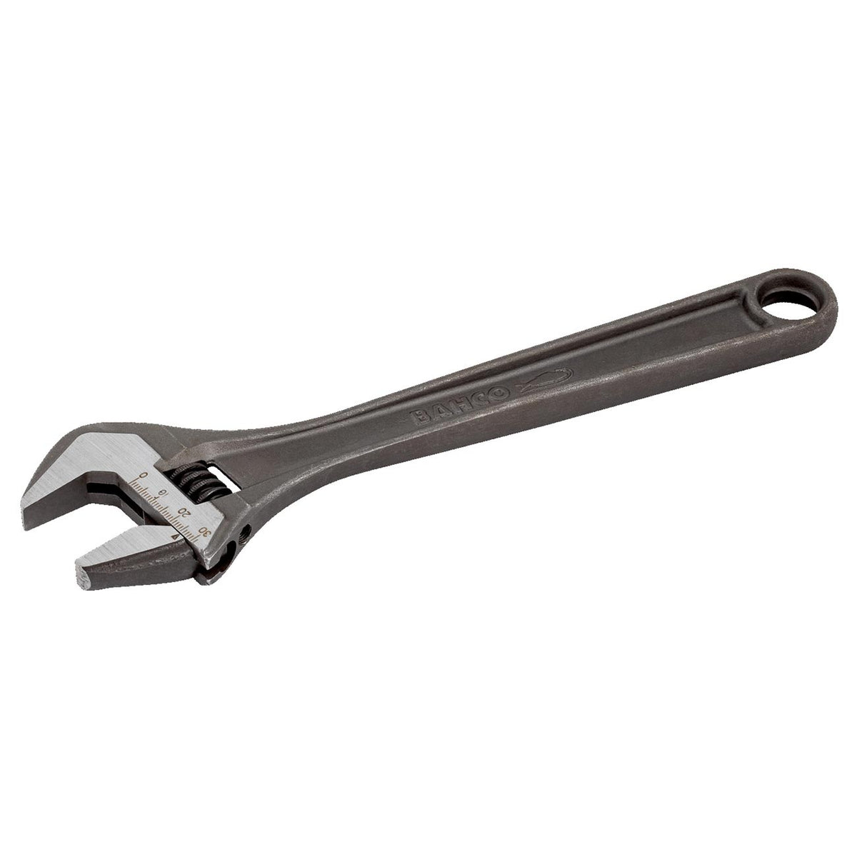 Bahco 12″ Slim Head Adjustable Wrench with Black Phosphate Finish BAH8073RUS