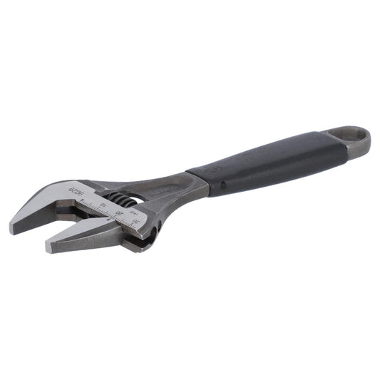 Bahco 6" ERGO™ Central Nut Wide Opening Jaw Adjustable Wrench with Rubber Handle