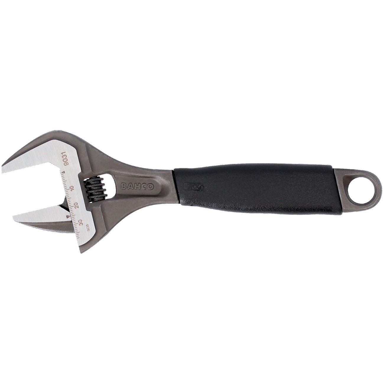 Bahco 6" ERGO™ Central Nut Wide Opening Jaw Adjustable Wrench with Rubber Handle