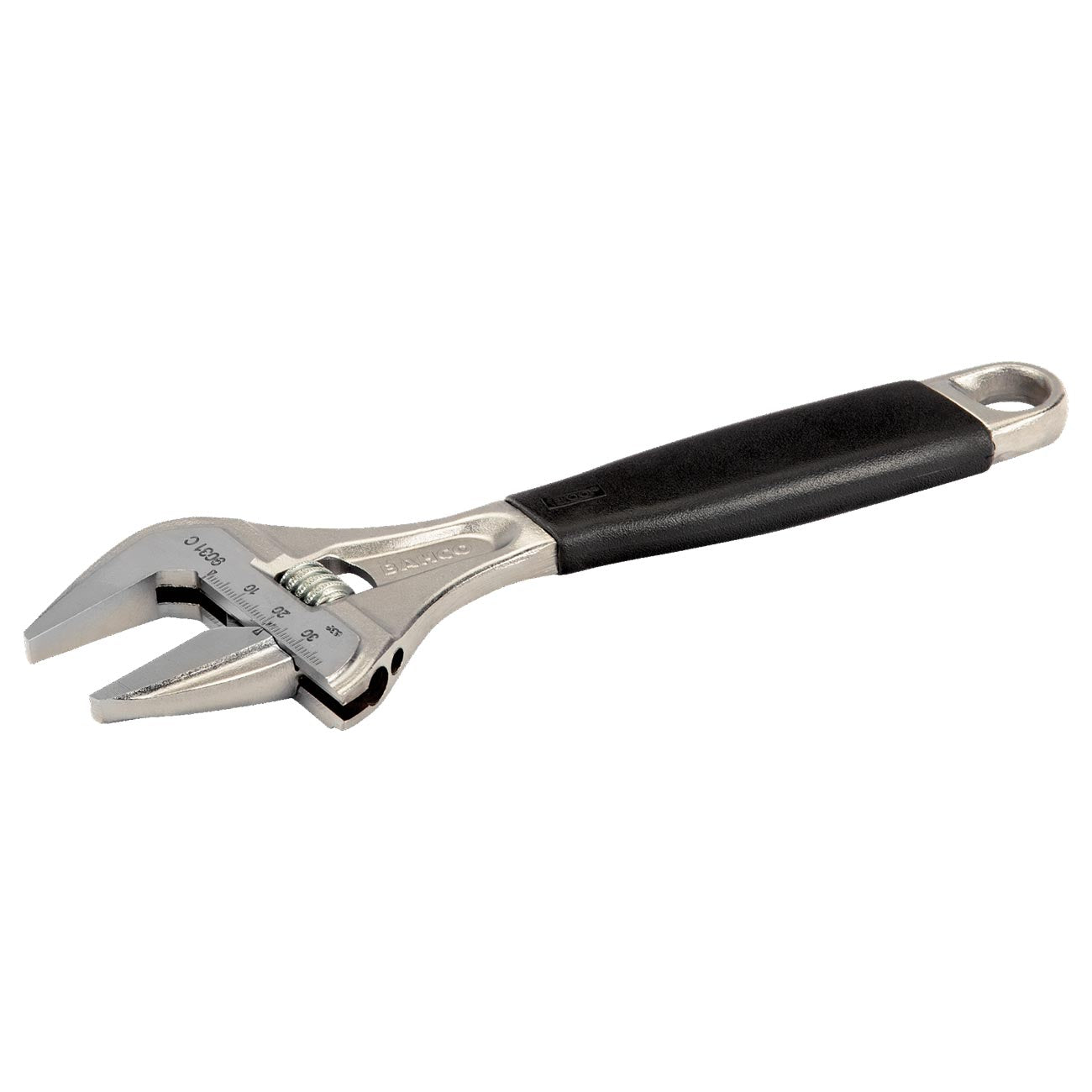 Bahco 8" ERGO Central Nut Wide Opening Jaw Adjustable Wrenches w/ Rubber Handle