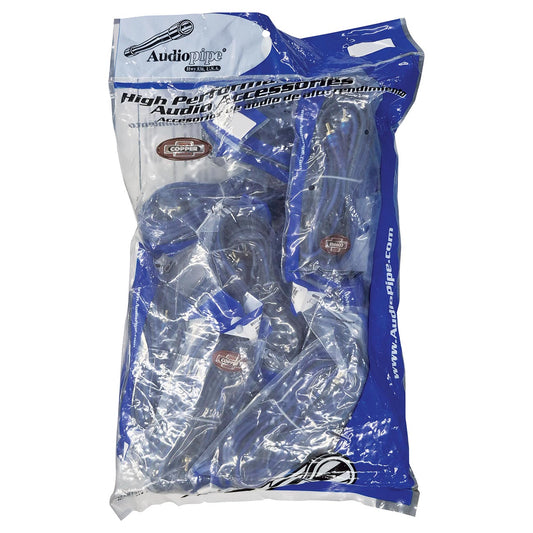 Audiopipe 17' Superflex RCA Cable (10 Pack) BMVBLS17