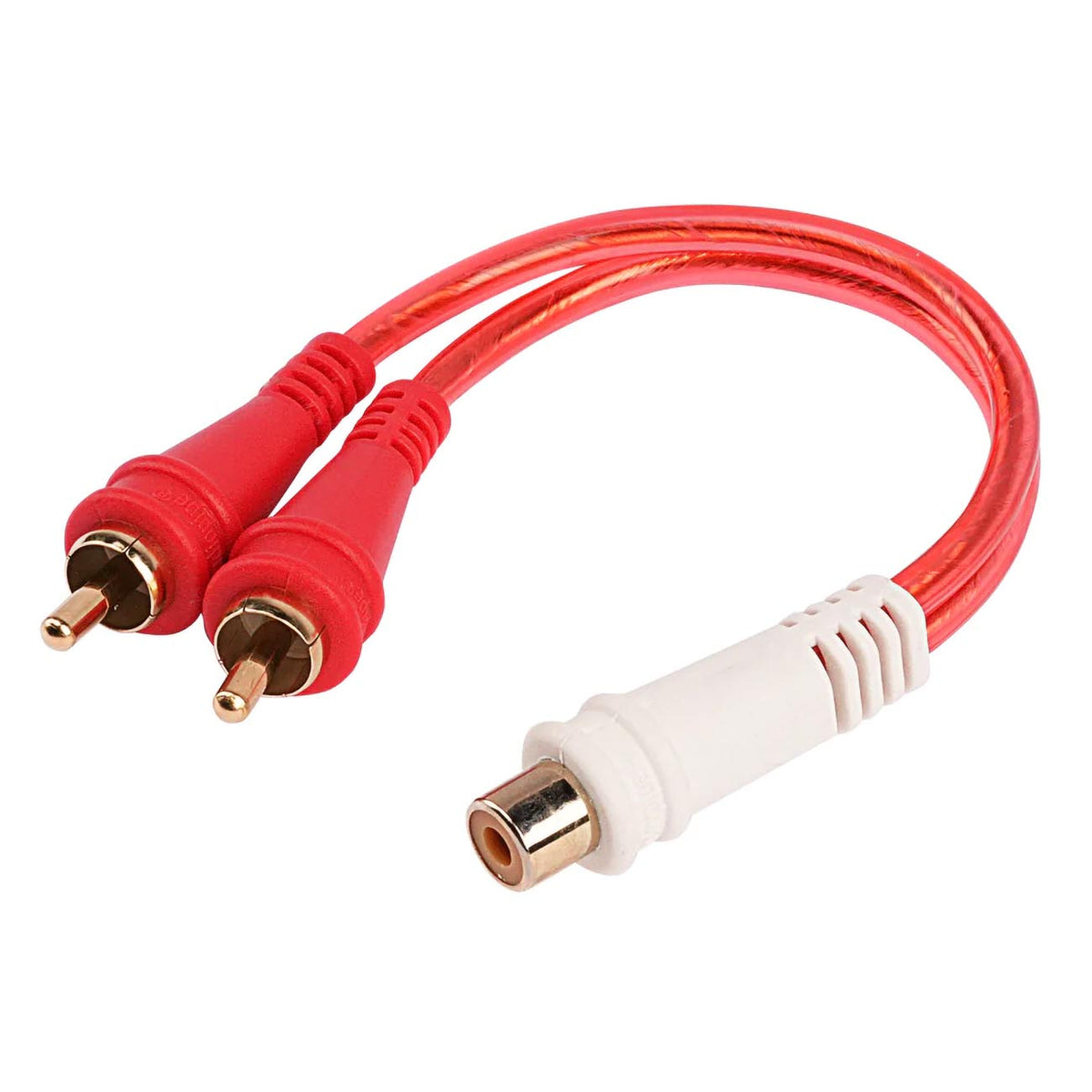 Audiopipe Oxygen Free 1F/2M Y-Splitter RCA Cable BMVGYF2M