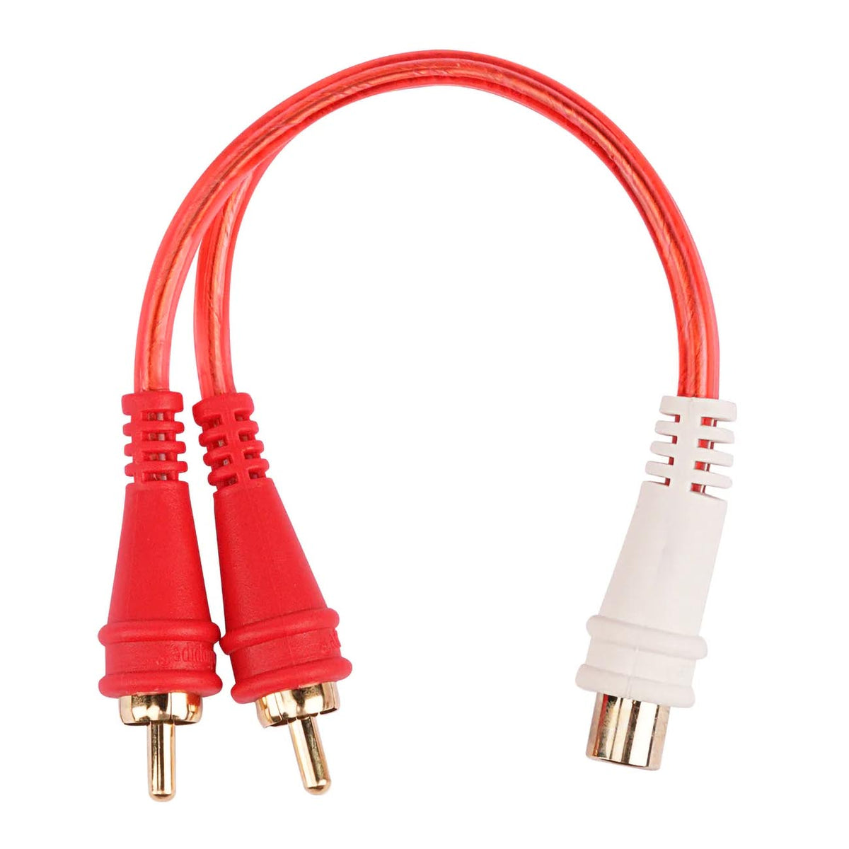 Audiopipe Oxygen Free 1F/2M Y-Splitter RCA Cable BMVGYF2M