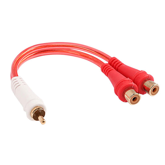 Audiopipe Oxygen Free 1M/2F Y-Splitter RCA Cable BMVGYM2F