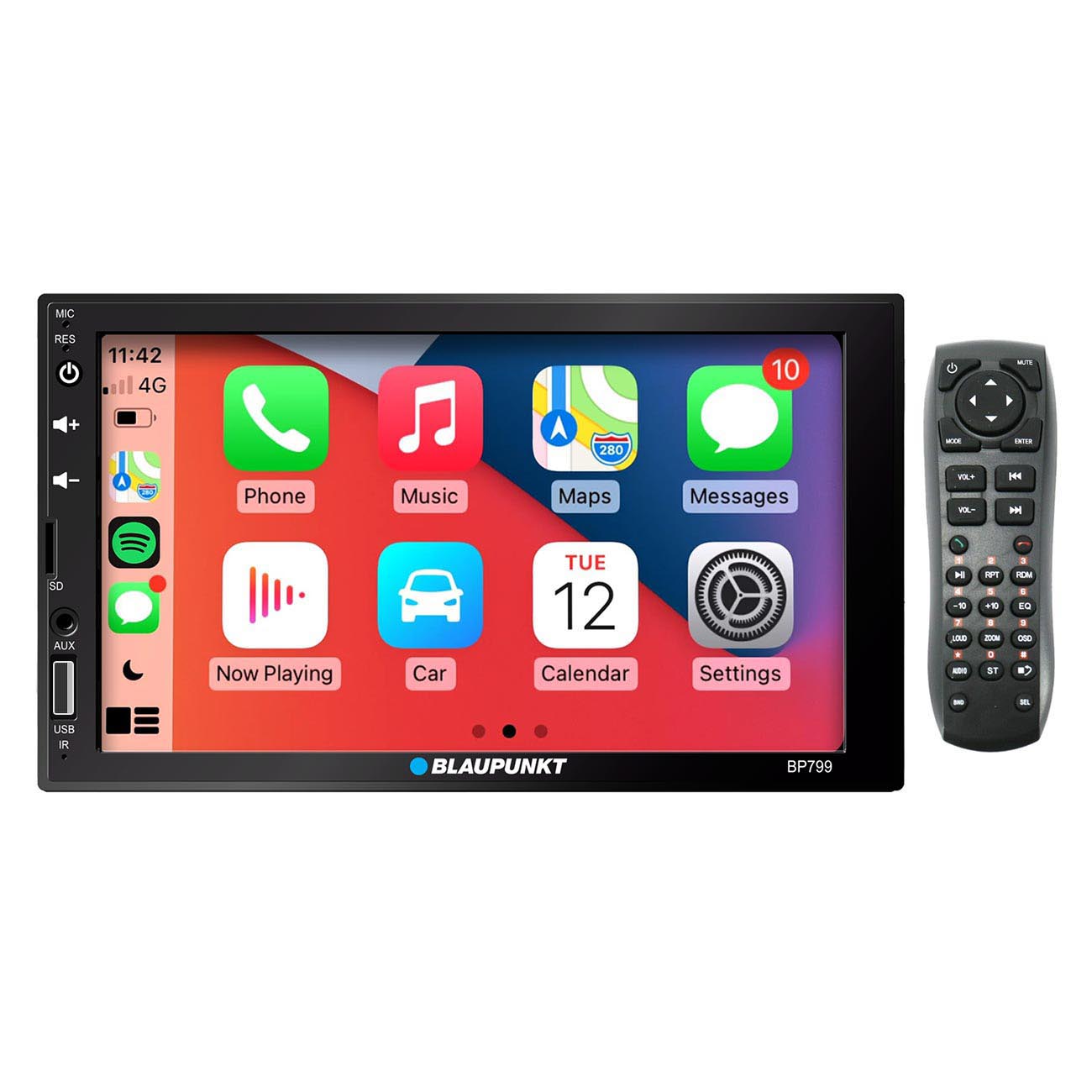 Blaupunkt Double DIN Mechless Receiver 7.0″ Android Auto Carplay Bluetooth BP799