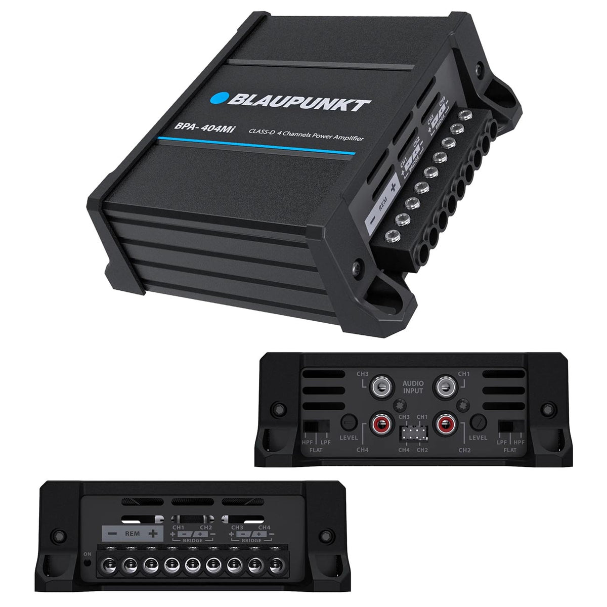 Blaupunkt Micro 4 Channel Amplifier 420W RMS/1000W Max BPA404MI