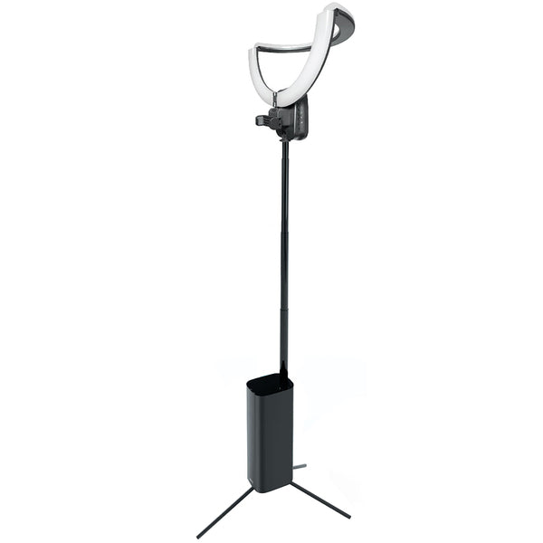 Bower WA-COLRGB12 Wireless Collapsible 12-In. White and RGB Ring Light, Black