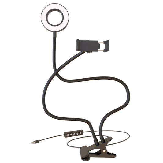 Bower WA-RGBDSKRL 24in Flexible White/RGB Ring Light + Smartphone Holder