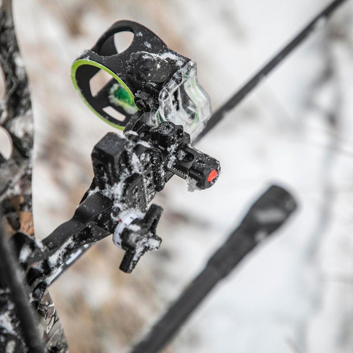 CBE Archery Tactic Hybrid 3-Pin Bow Sight 0.019 Fibers (Ambidextrous) CBETCH319