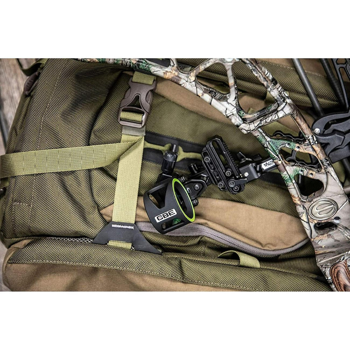 CBE Archery Tactic Hybrid 3-Pin Bow Sight 0.019 Fibers (Ambidextrous) CBETCH319