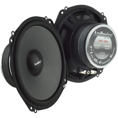 Audiopipe CPL700 Shallow Mount 7" Low Mid Frequency Speaker(Pair)