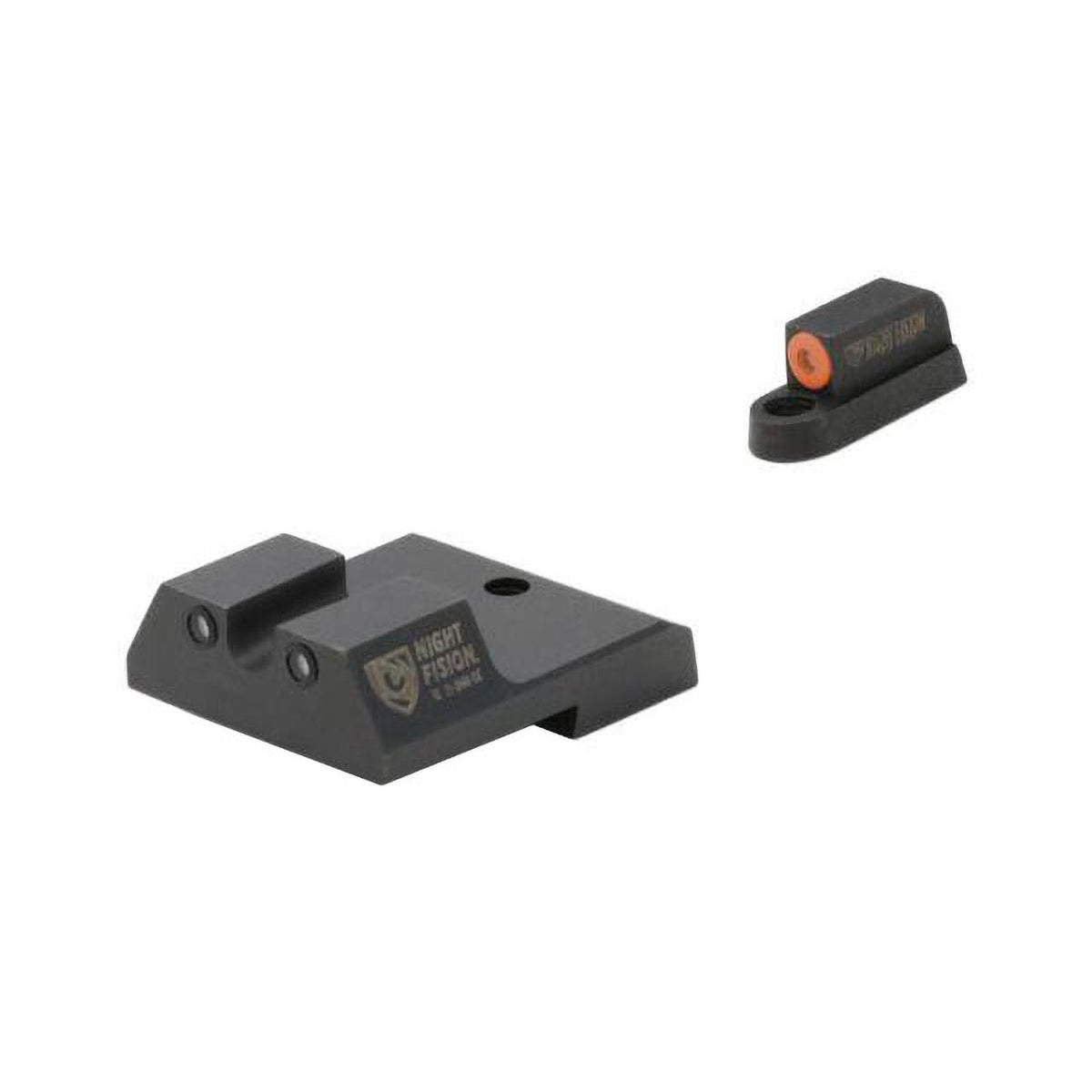 Night Fision Night Sight Set for CZ P07 P09 Orange Front Ring/Black Rear